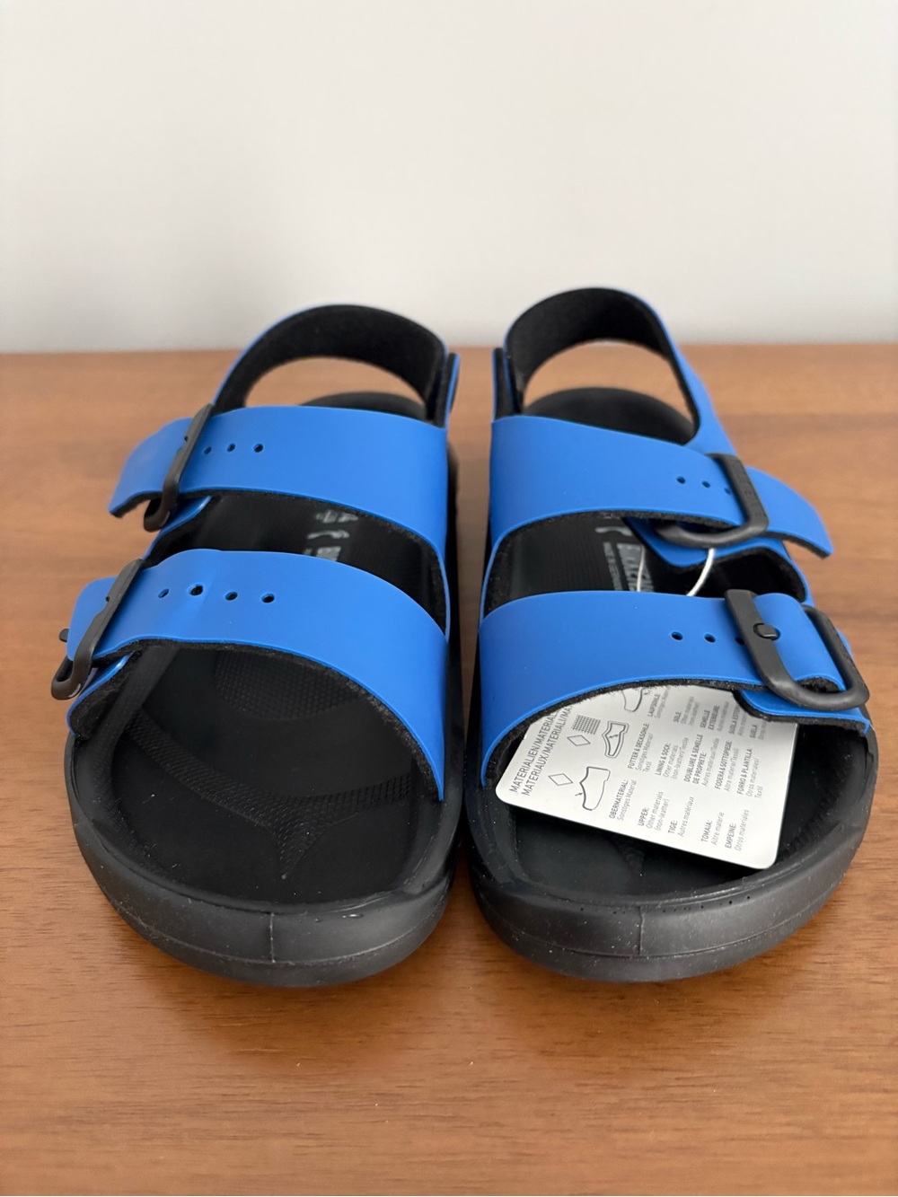 Birkenstock Kids Royal Blue Birkoflor Mogami Double-Strap Sandals - NWT